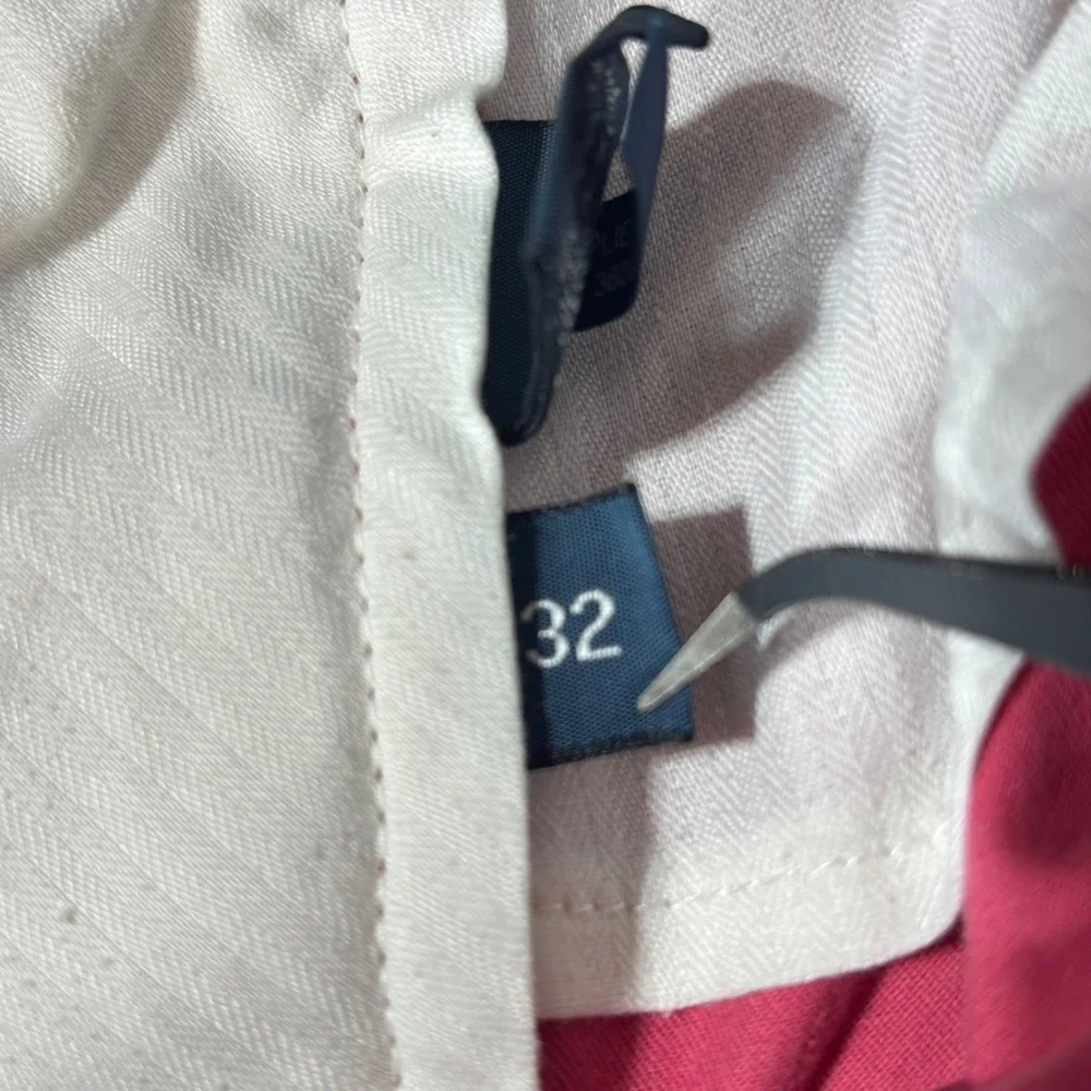 Polo Ralph Lauren Pleated Chino Shorts Salmon Cotton Preppy Coastal VTG‎ Y2K 32